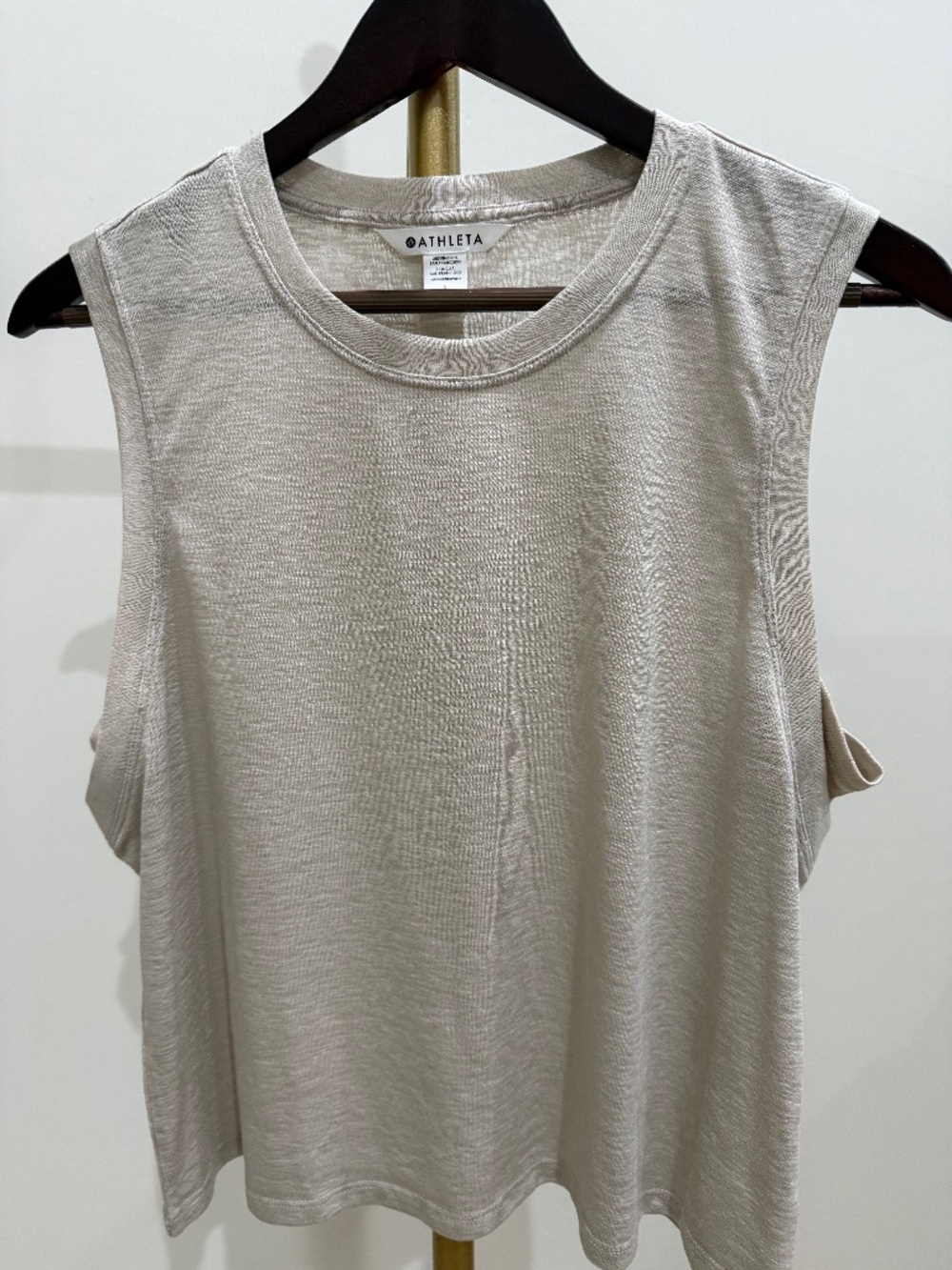 Athleta light tan tank